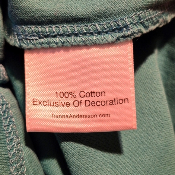 Hanna Andersson girls size 90 or 3T short sleeve shirt, EUC - Picture 4 of 5